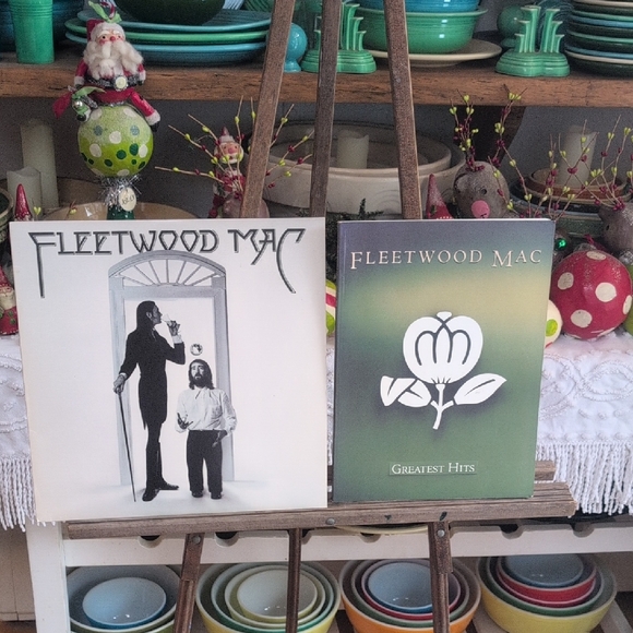 Fleetwood Mac Vintage Vinyl Record and Music Book Other - Fleetwood Mac Vintage Vinyl Record&Music Book